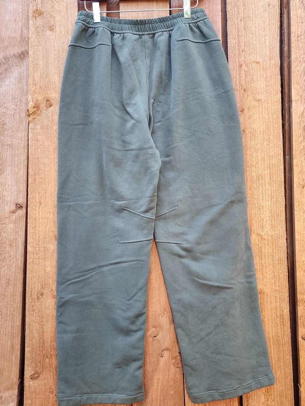 lululemon lab Barrel Leg Fleece Track Pants Rover Sage Green [S] - Picture 6 of 7